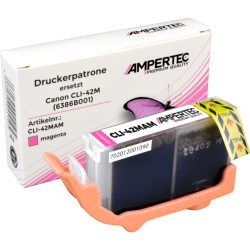 Kompatible Tinte ersetzt Canon 6386B001 CLI-42M magenta