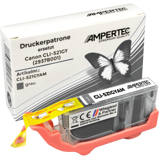 Kompatible Tinte ersetzt Canon CLI-521GY grau