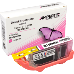 Kompatible Tinte ersetzt Canon CLI-521M magenta