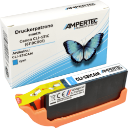 Kompatible Tinte ersetzt Canon CLI-531C cyan