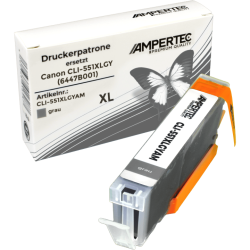 Kompatible Tinte ersetzt Canon 6447B001 CLI-551XLGY grau