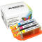 3 Ampertec Tinten ersetzt Canon CLI-571XL Multipack CMY