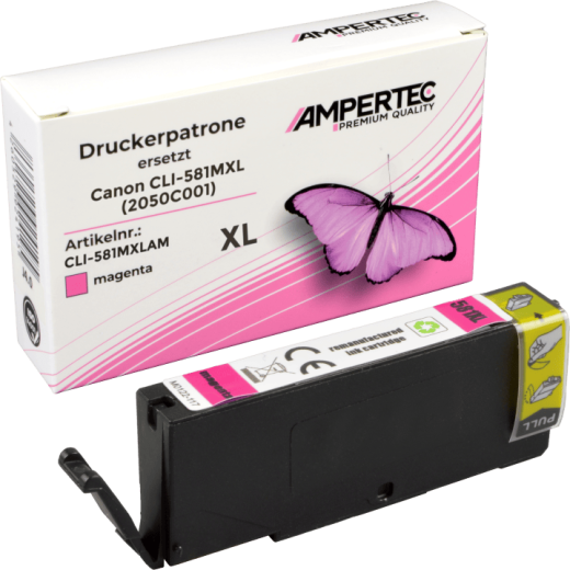 Kompatible Tinte ersetzt Canon CLI-581M XL magenta