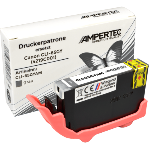 Kompatible Tinte ersetzt Canon CLI-65GY 4219C001 grau