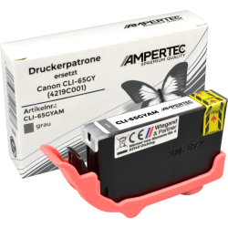 Kompatible Tinte ersetzt Canon CLI-65GY 4219C001 grau