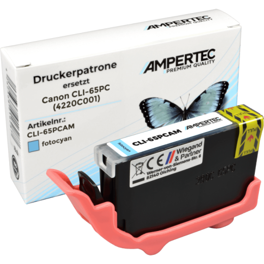 Kompatible Tinte ersetzt Canon CLI-65PC 4220C001 photo cyan