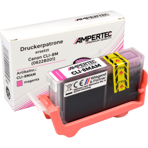 Kompatible Tinte ersetzt Canon CLI-8M 0622B001 magenta