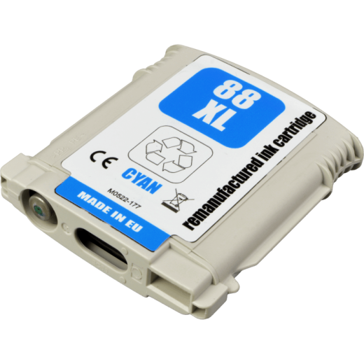 Kompatible Tinte ersetzt HP C9391A No 88XL cyan