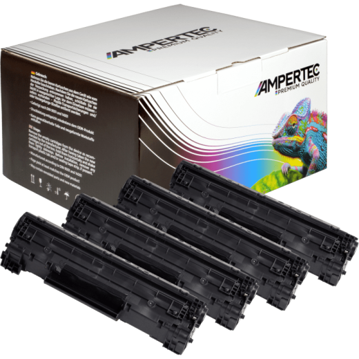 4 Kompatible Toner ersetzt HP CE278A 78A Multipack schwarz
