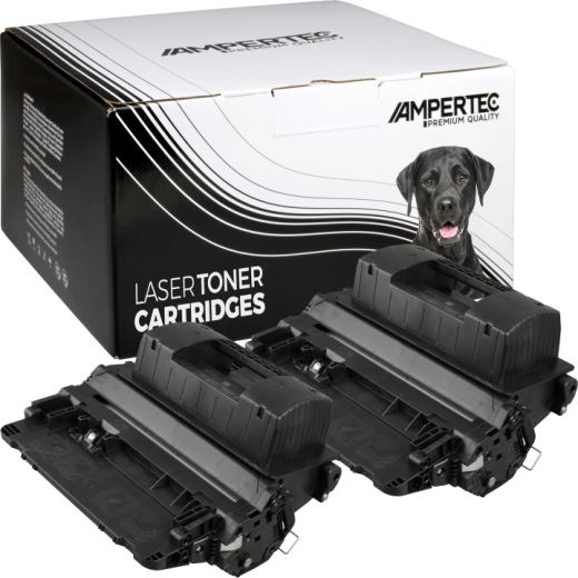 2 Kompatible Toner ersetzt HP CE390XD 90X Doppelpack schwarz