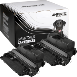 2 Kompatible Toner ersetzt HP CE390XD 90X Doppelpack schwarz