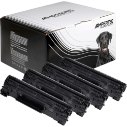 4 Kompatible Toner ersetzt HP CF283A 83A Multipack schwarz