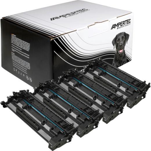 4 Kompatible Toner ersetzt HP CF226A 26A Multipack schwarz