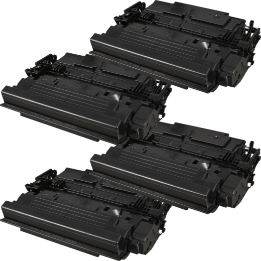 4 Kompatible Toner ersetzt HP CF287X 87X Multipack schwarz