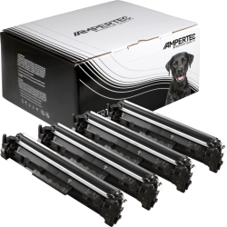 4 Kompatible Toner ersetzt HP CF230A 30A Multipack schwarz