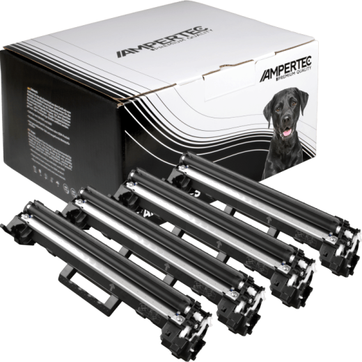 4 Kompatible Toner ersetzt HP CF217A 17A Multipack schwarz