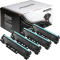 4 Kompatible Toner ersetzt HP CF244A 44A Multipack schwarz