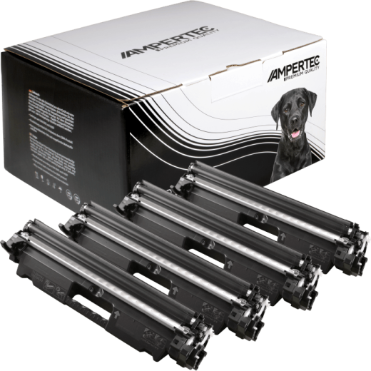 4 Kompatible Toner ersetzt HP CF294X 94X Multipack schwarz