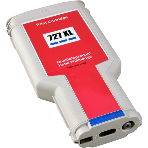 Kompatible Tinte ersetzt HP F9J76A 727 cyan