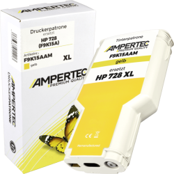 Kompatible Tinte ersetzt HP F9K15A 728 yellow