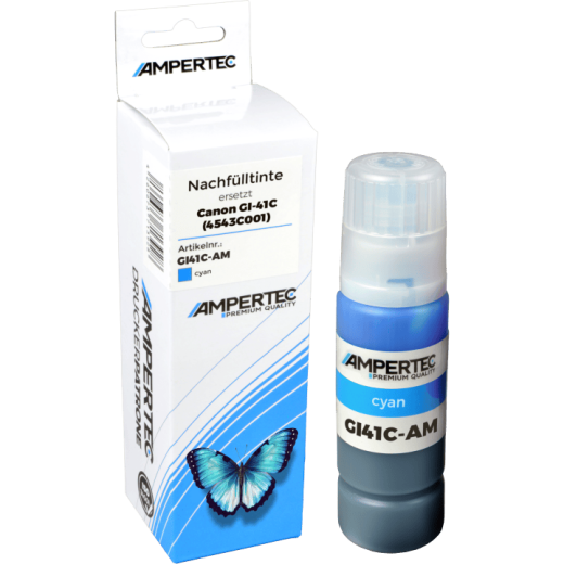 Kompatible Nachfülltinte ersetzt Canon GI-41C 4543C001 cyan