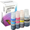 4 Kompatible Nachfülltinten ersetzt Canon GI-41 Multipack KCMY