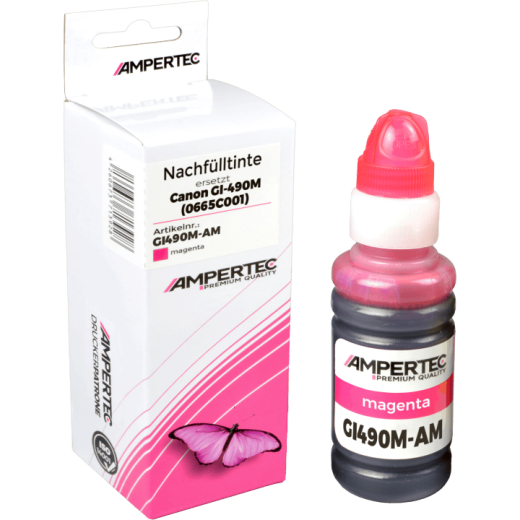 Kompatible Nachfülltinte ersetzt Canon GI-490M 0665C001 magenta