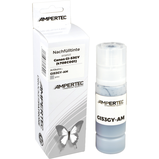 Kompatible Nachfülltinte ersetzt Canon GI-53GY 4708C001 grau