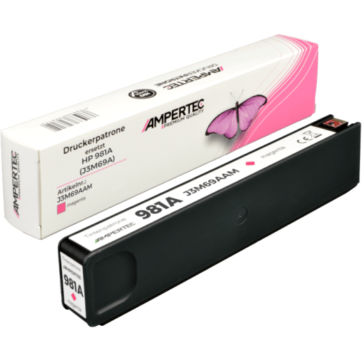 Kompatible Tinte ersetzt HP J3M69A 981A magenta