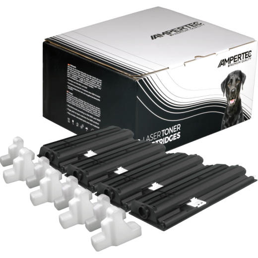 4 Kompatible Toner ersetzt Kyocera TK-410 Multipack schwarz