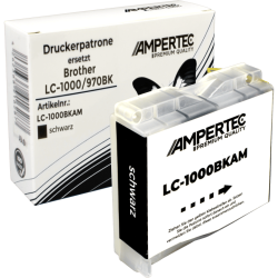 Kompatible Tinte ersetzt Brother LC-1000BK LC-970BK...