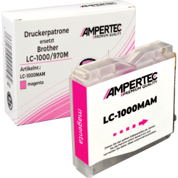 Kompatible Tinte ersetzt Brother LC-1000M LC-970M...