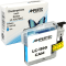 Kompatible Tinte ersetzt Brother LC-1100C LC-980C Universal cyan