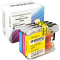 3 Ampertec Tinten ersetzt Brother LC-123 Multipack CMY