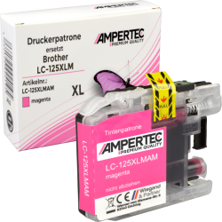 Kompatible Tinte für Brother LC-125XLM magenta