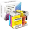 3 Kompatible Tinten ersetzt Brother LC-125XL Multipack CMY