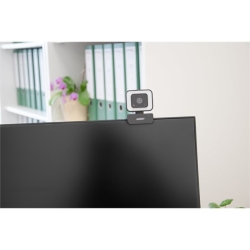 Aukey PC-LM6 Stream Series with Ring Light Full HD Webcam with 1/3-CMOS Sensor black