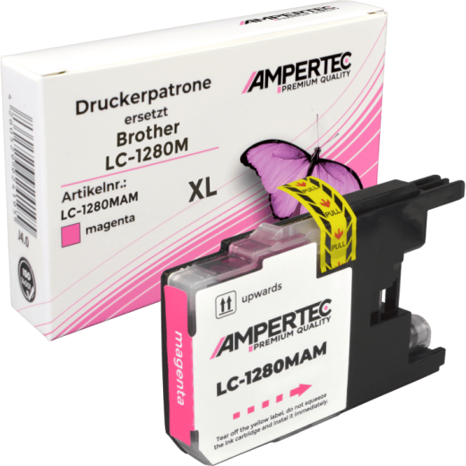 Kompatible Tinte ersetzt Brother LC-1280XLM magenta