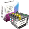 4 Ampertec Tinten ersetzt Brother LC-3213 Multipack KCMY