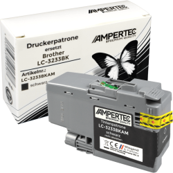 Kompatible Tinte ersetzt Brother LC-3233BK schwarz