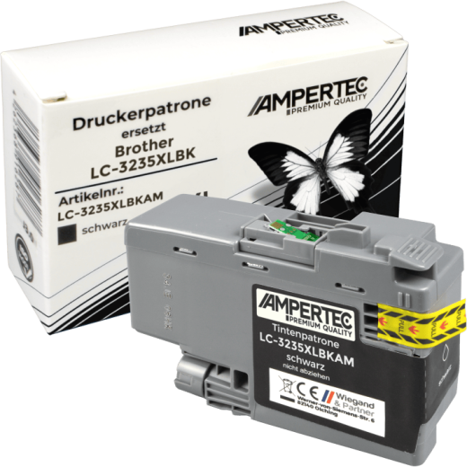 Kompatible Tinte ersetzt Brother LC-3235XLBK schwarz