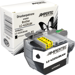 Kompatible Tinte ersetzt Brother LC-422XLBK schwarz