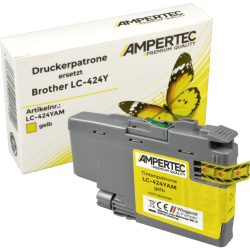 Kompatible Tinte ersetzt Brother LC-424Y yellow