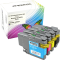 4 Ampertec Tinten ersetzt Brother LC-426XL Multipack KCMY