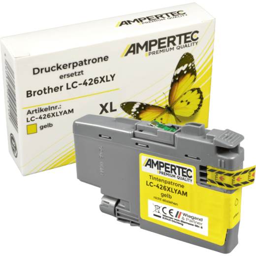 Kompatible Tinte ersetzt Brother LC-426XLY yellow
