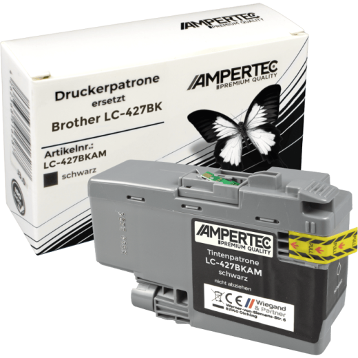 Kompatible Tinte ersetzt Brother LC-427BK schwarz