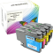 4 Kompatible Tinten ersetzt Brother LC-427 Multipack KCMY