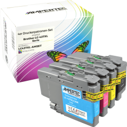 4 Kompatible Tinten ersetzt Brother LC-427XL Multipack KCMY
