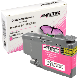 Kompatible Tinte ersetzt Brother LC-427XLM magenta