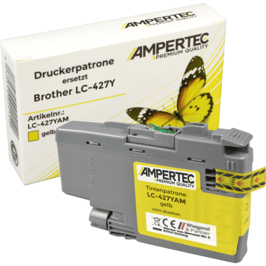 Kompatible Tinte ersetzt Brother LC-427Y yellow